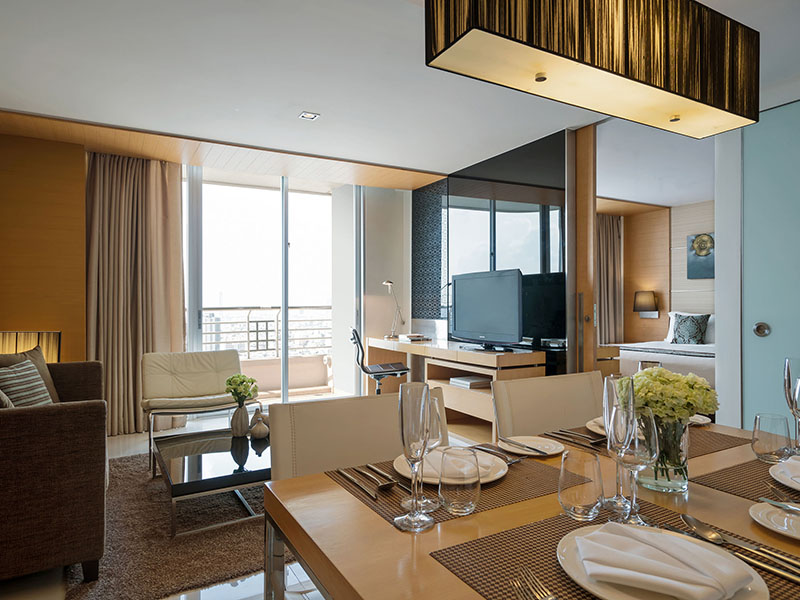 One Bedroom Suite JC Kevin Sathorn Bangkok Hotel